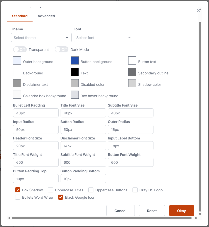 Popup showing an enabled Black Google Icon checkbox